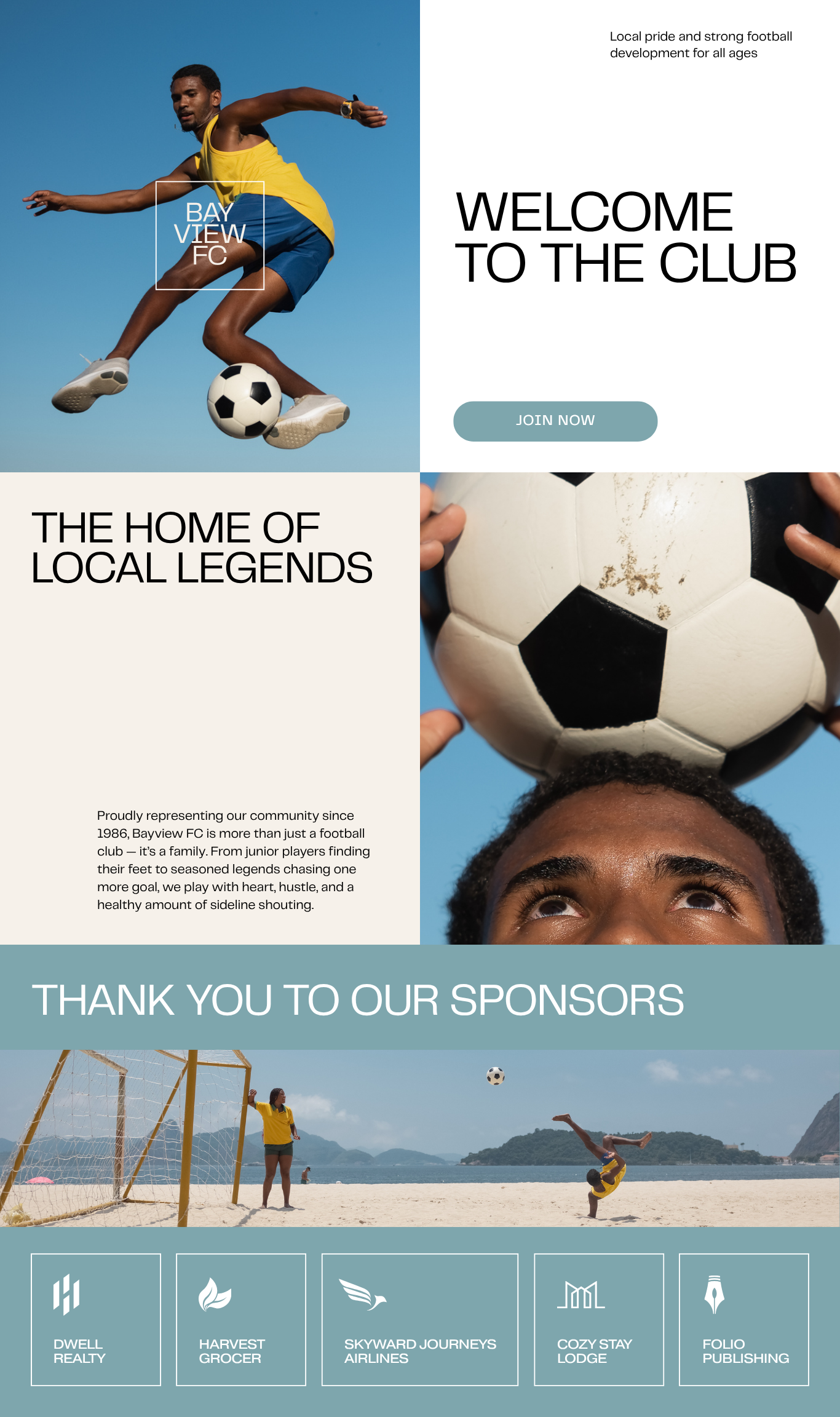 Bayview FC — Welcome to the club